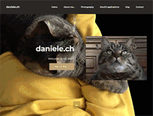 Tablet Screenshot of daniele.ch